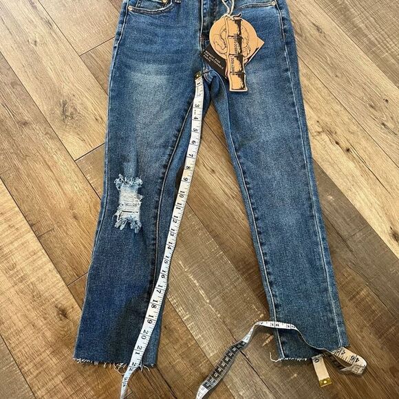 Monkey ride crop jeans size 24 - Picture 5 of 9